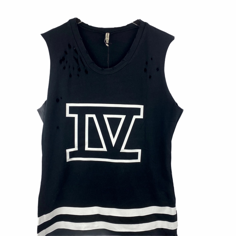 NWT EMMA & SAM LF IV Black White Sporty Dress Small - Picture 3 of 9